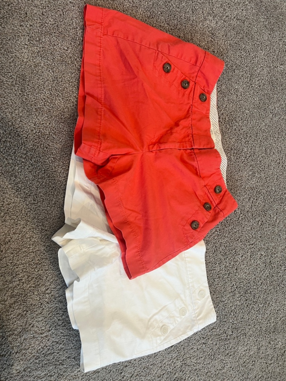 LOFT Women's Shorts with Button Detail